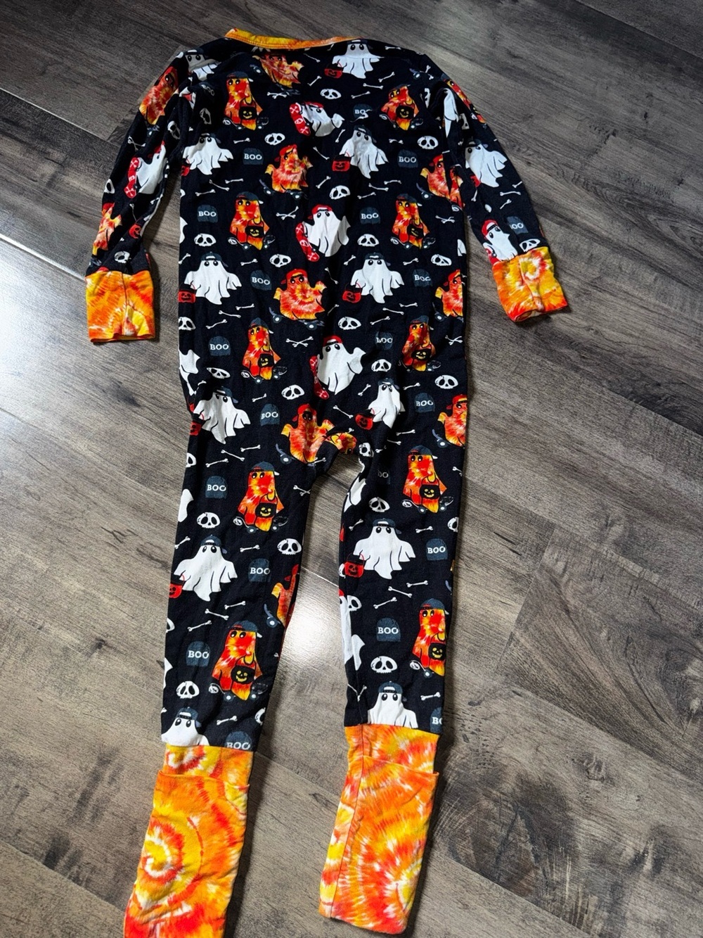 BB Boo Crew Pirate Ghost Halloween Footie 3T 🎃 - Picture 2 of 9